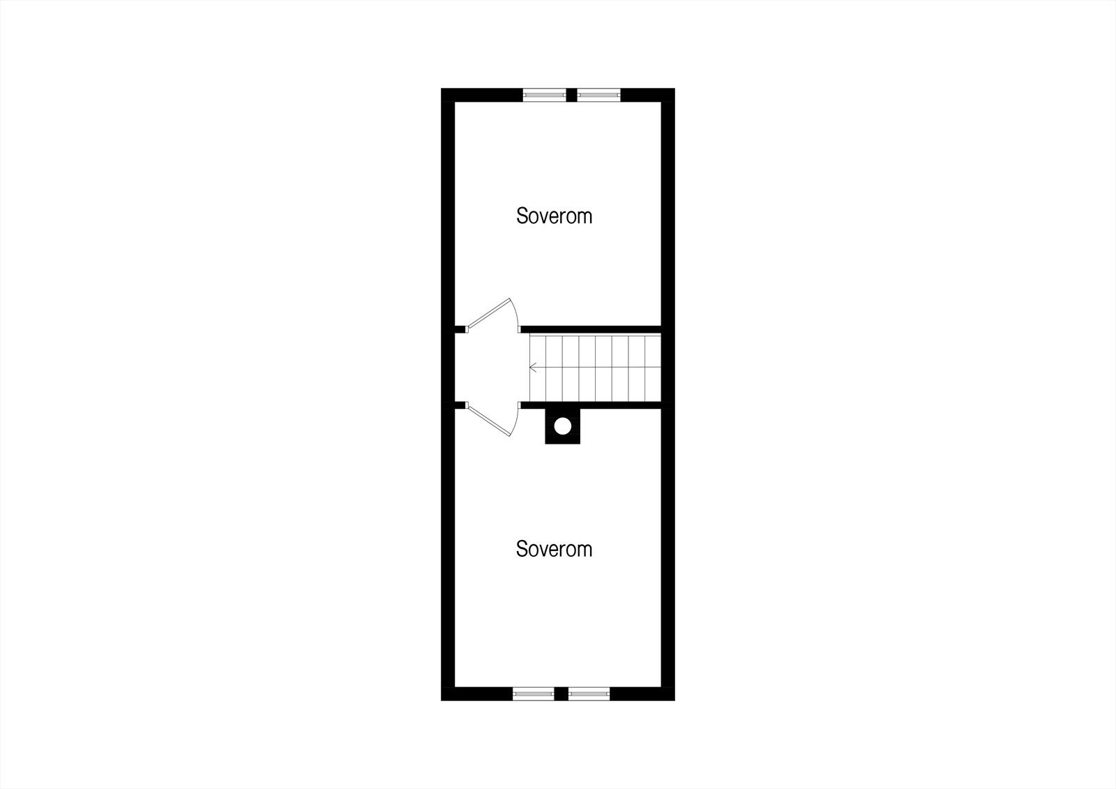 Plantegning loft Galleribilde