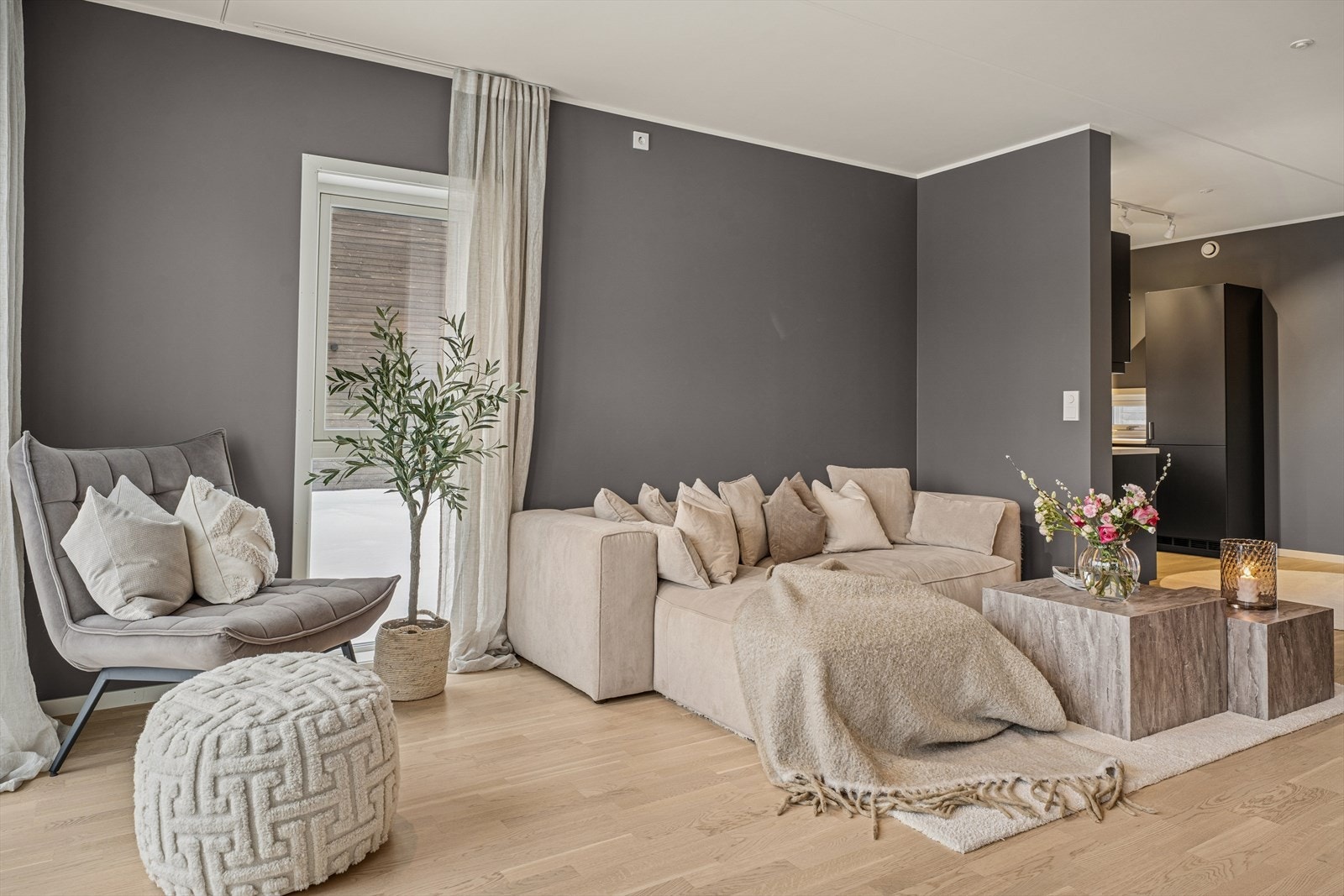 Boligen har en praktisk og god planløsning. Galleribilde