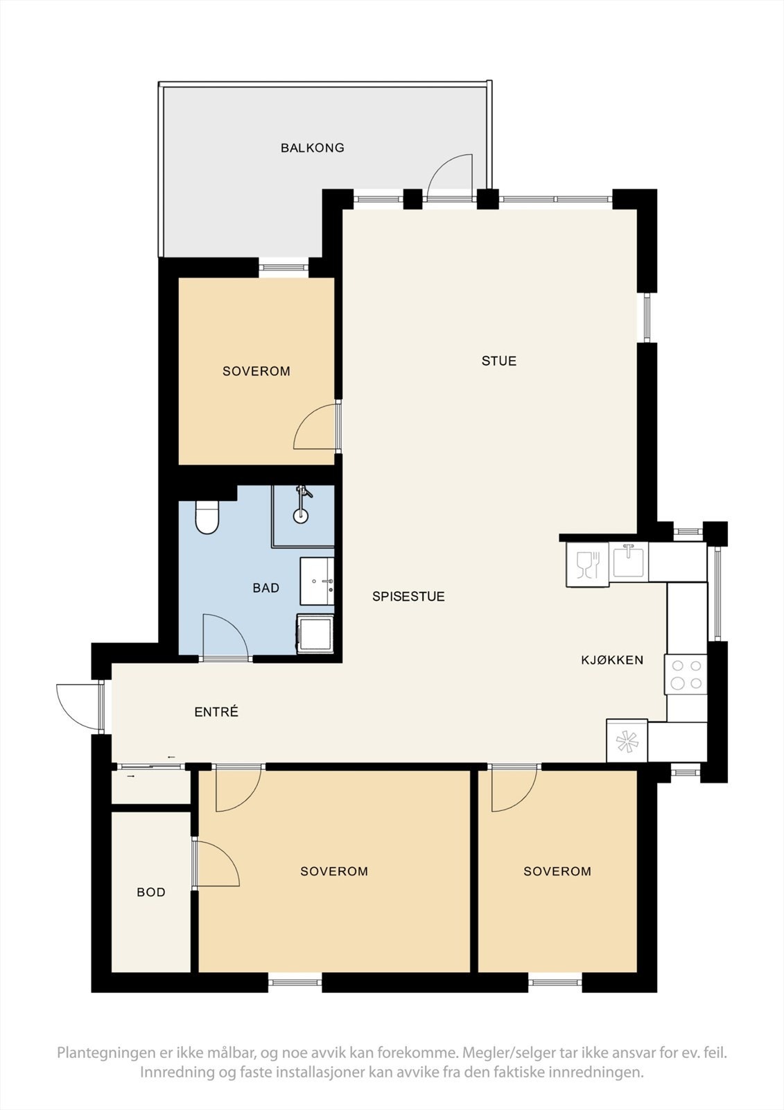 Plantegning Galleribilde