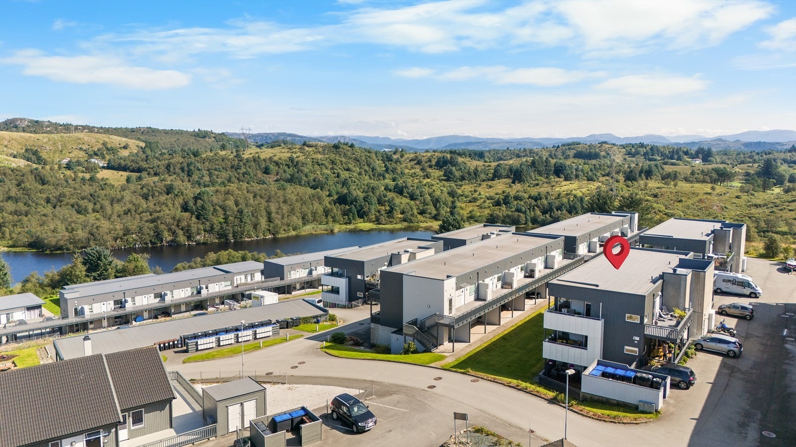 Kjekk beliggenhet på Vassbrekkefeltet Galleribilde