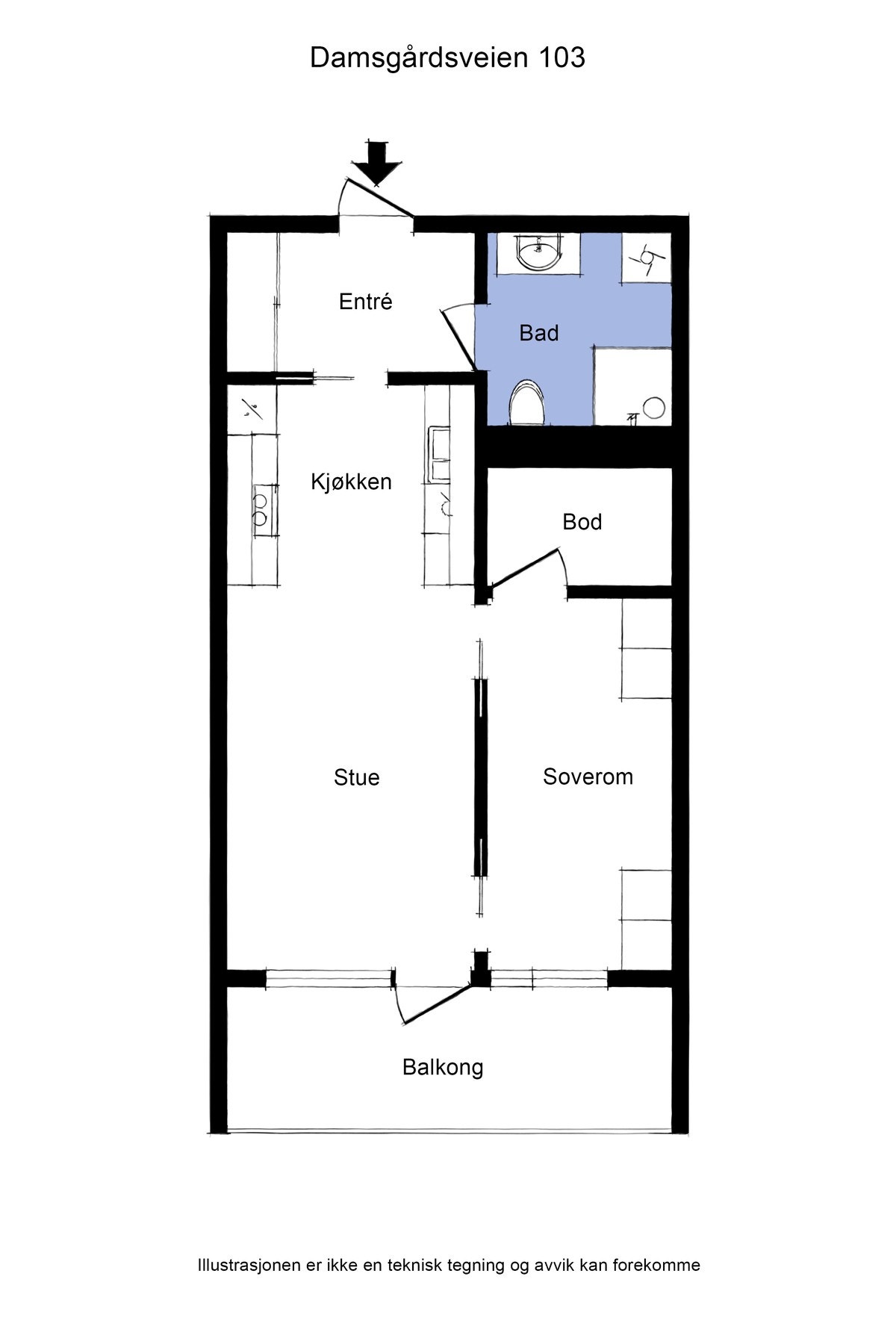 Plantegning. Galleribilde