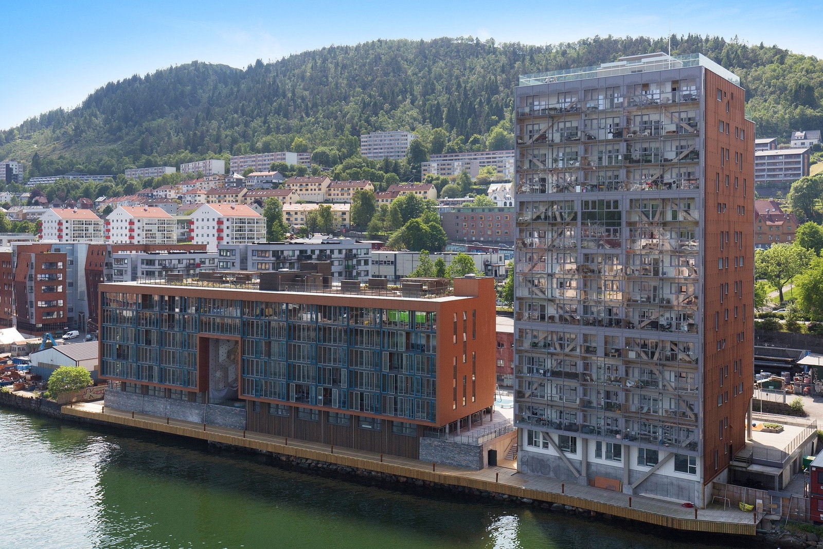 Damsgårdssundet har hatt en betydelig og positiv utvikling de senere årene. Galleribilde