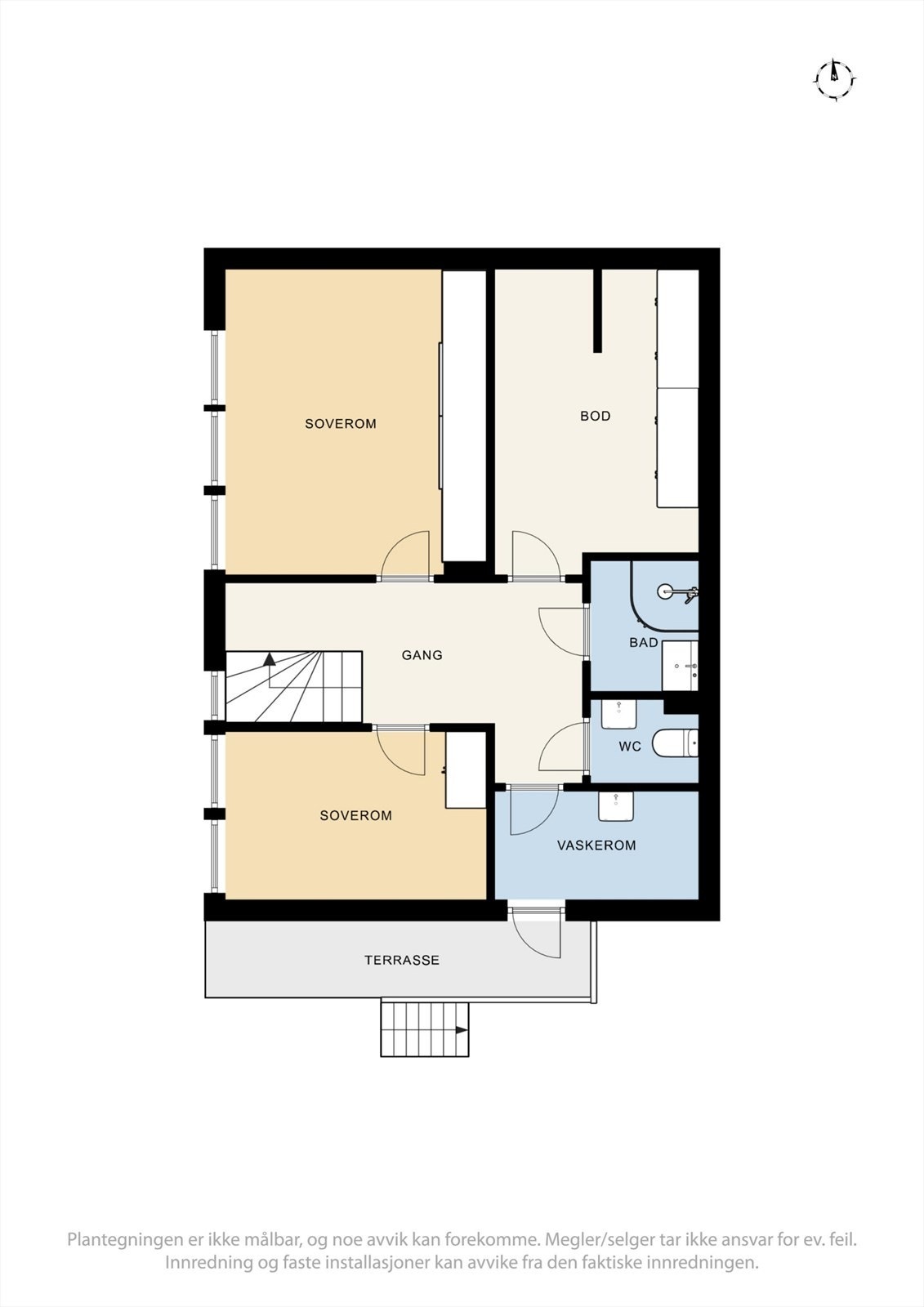 Plantegning underetasje. Galleribilde