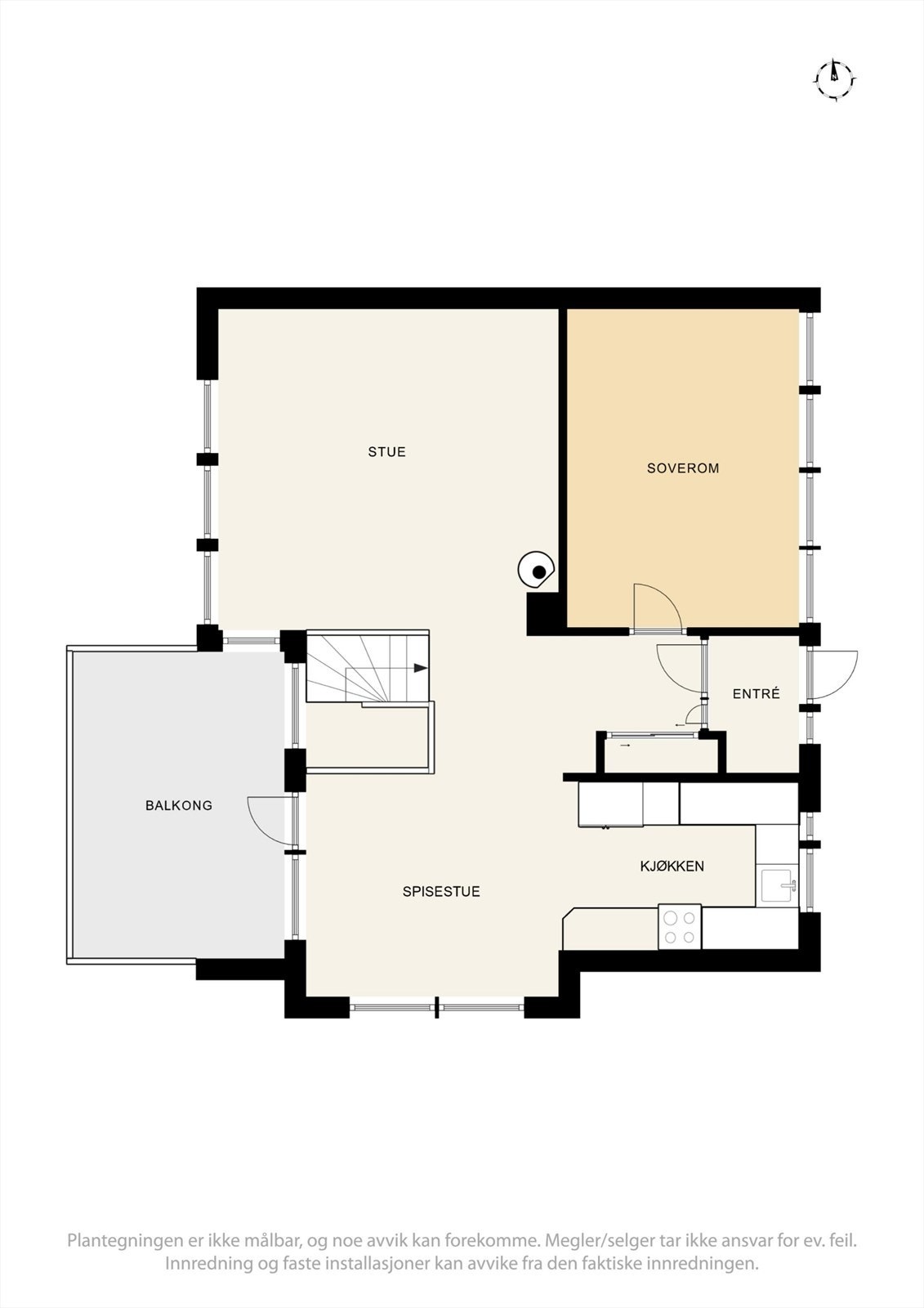 Plantegning 1. etasje. Galleribilde