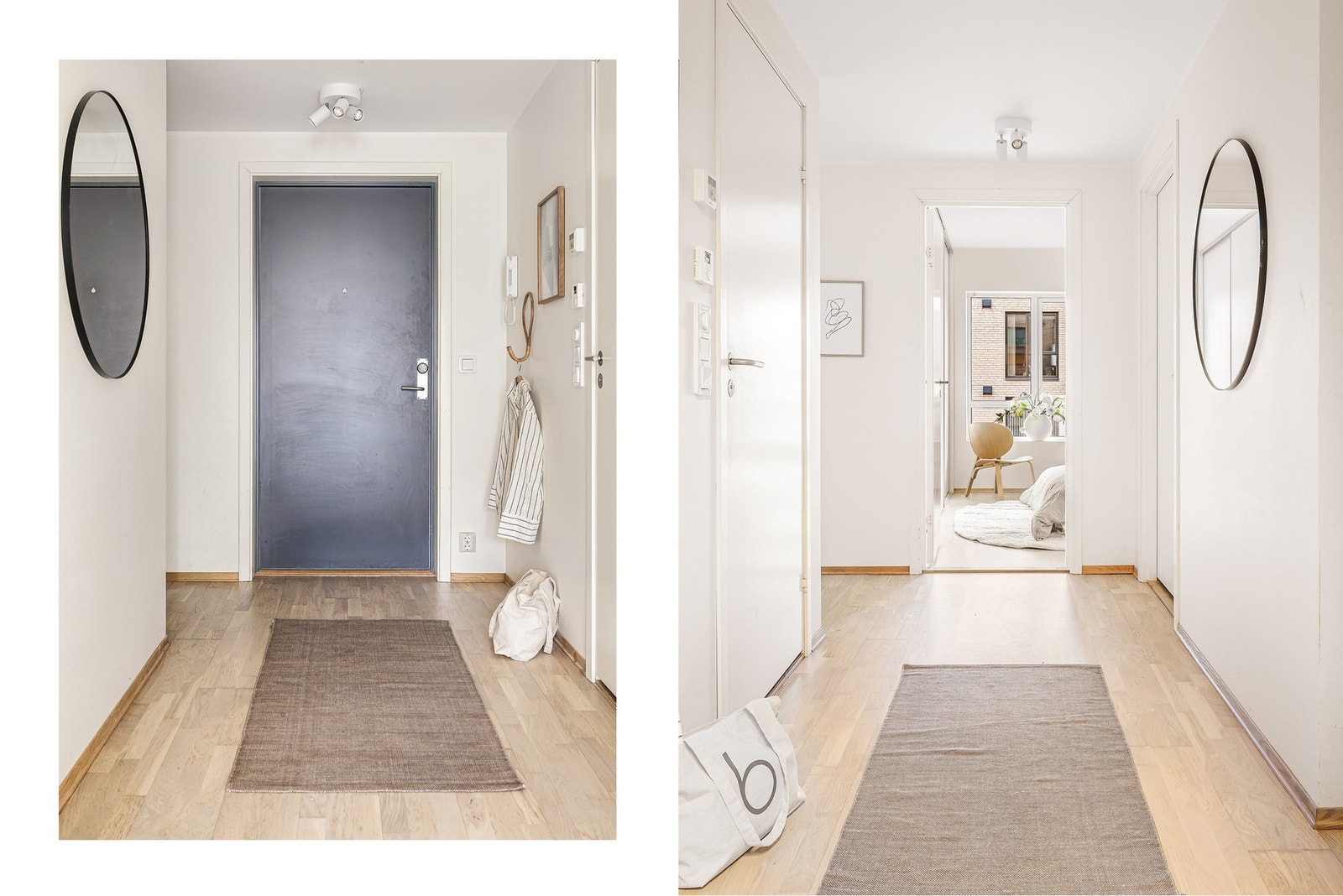 - Entréen oppleves romslig og funksjonell, med god plass til oppheng av yttertøy - Galleribilde