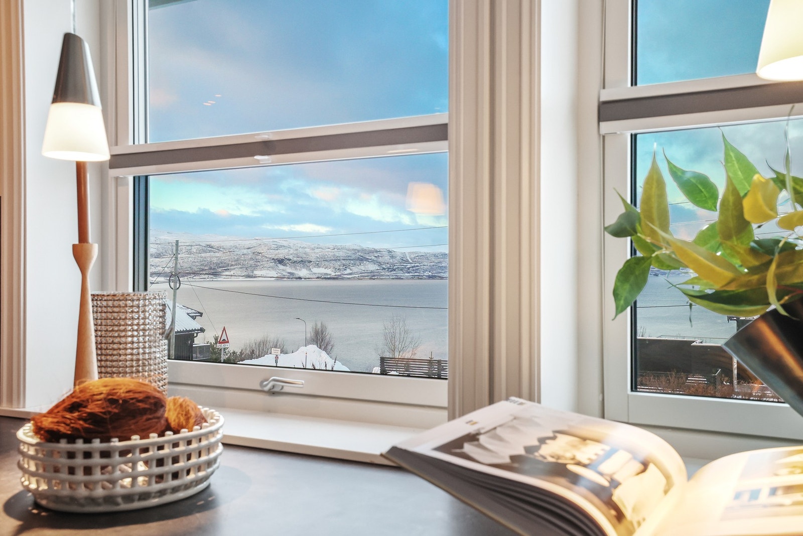 Utsikt fra kjøkkenet. Galleribilde