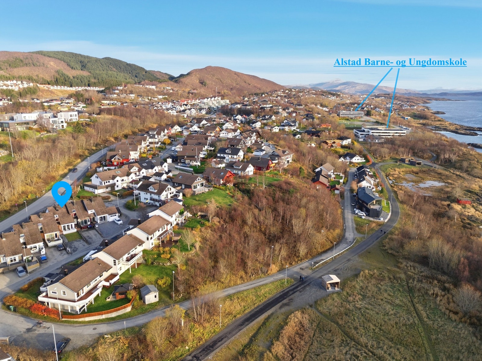 Her er det kort og trygg skolevei for ungene Galleribilde