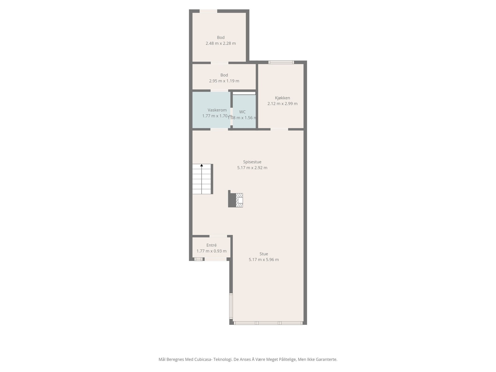 Plantegning første etasje Galleribilde