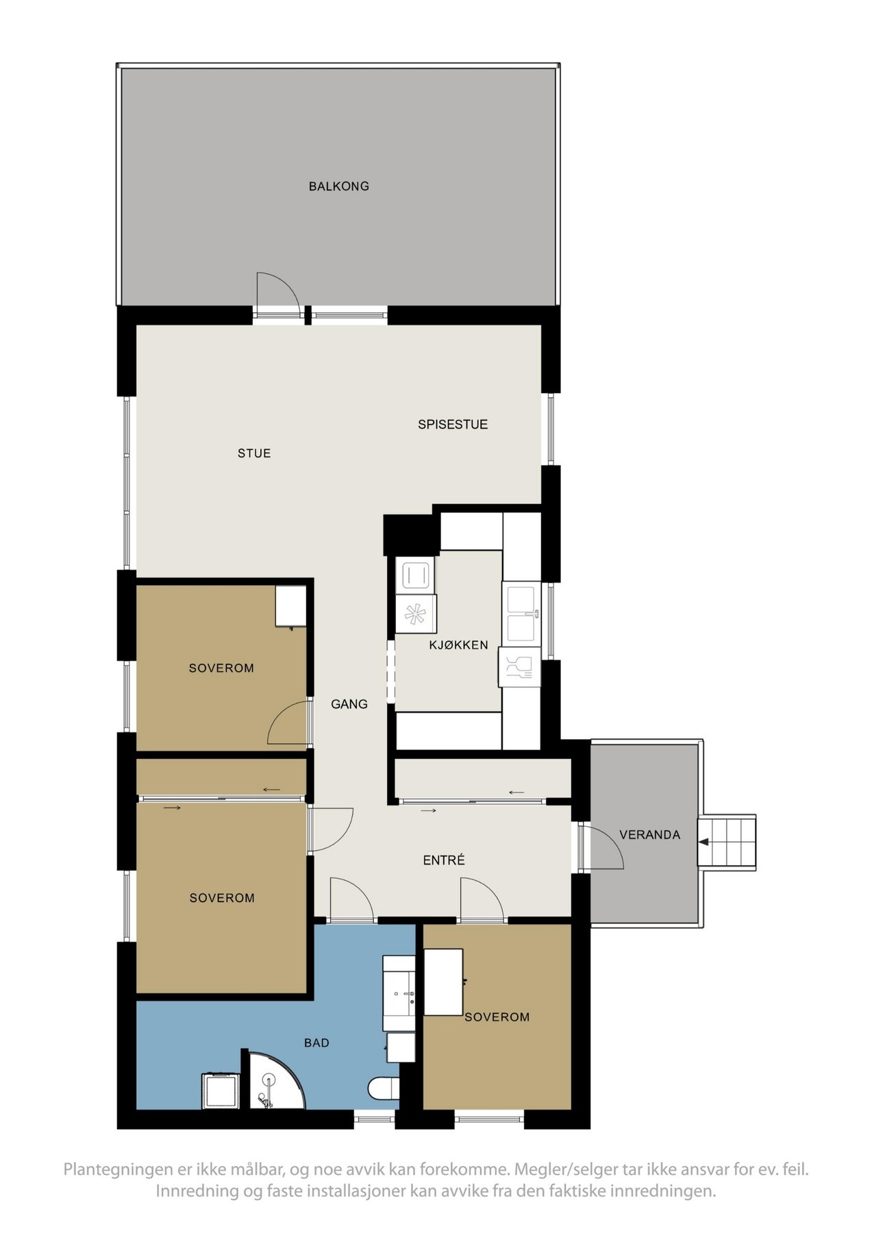 Plantegning Galleribilde