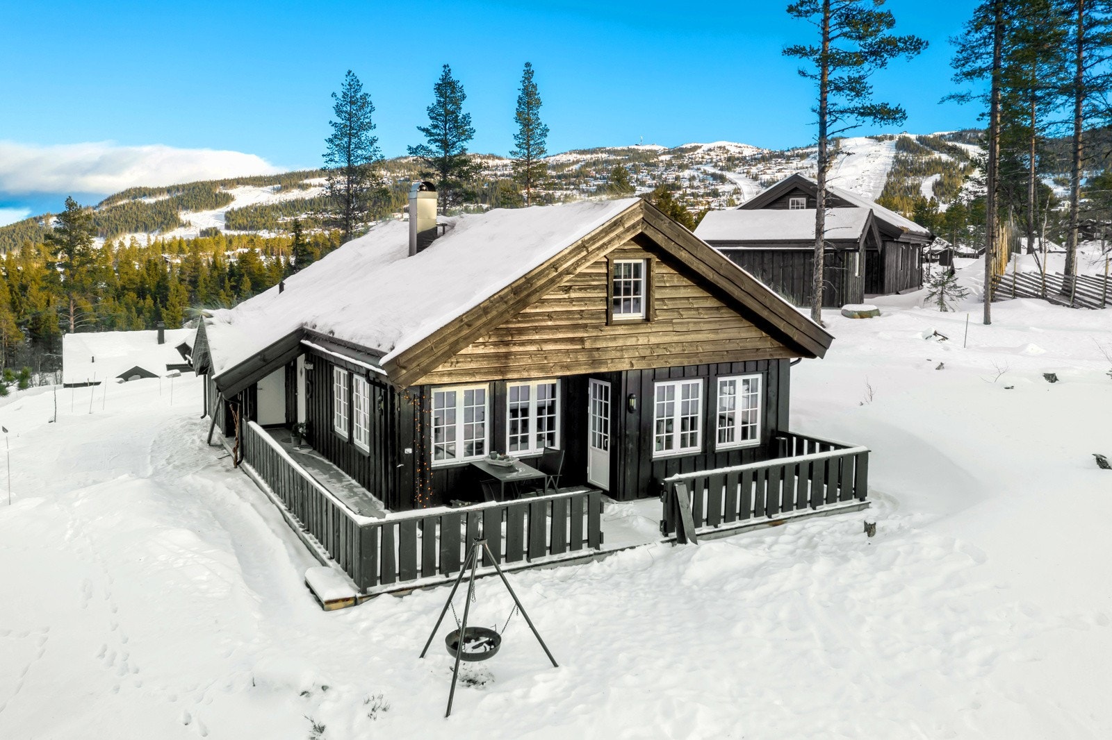 Terrassen innbyr til avslapping etter en fin dag på ski! Galleribilde