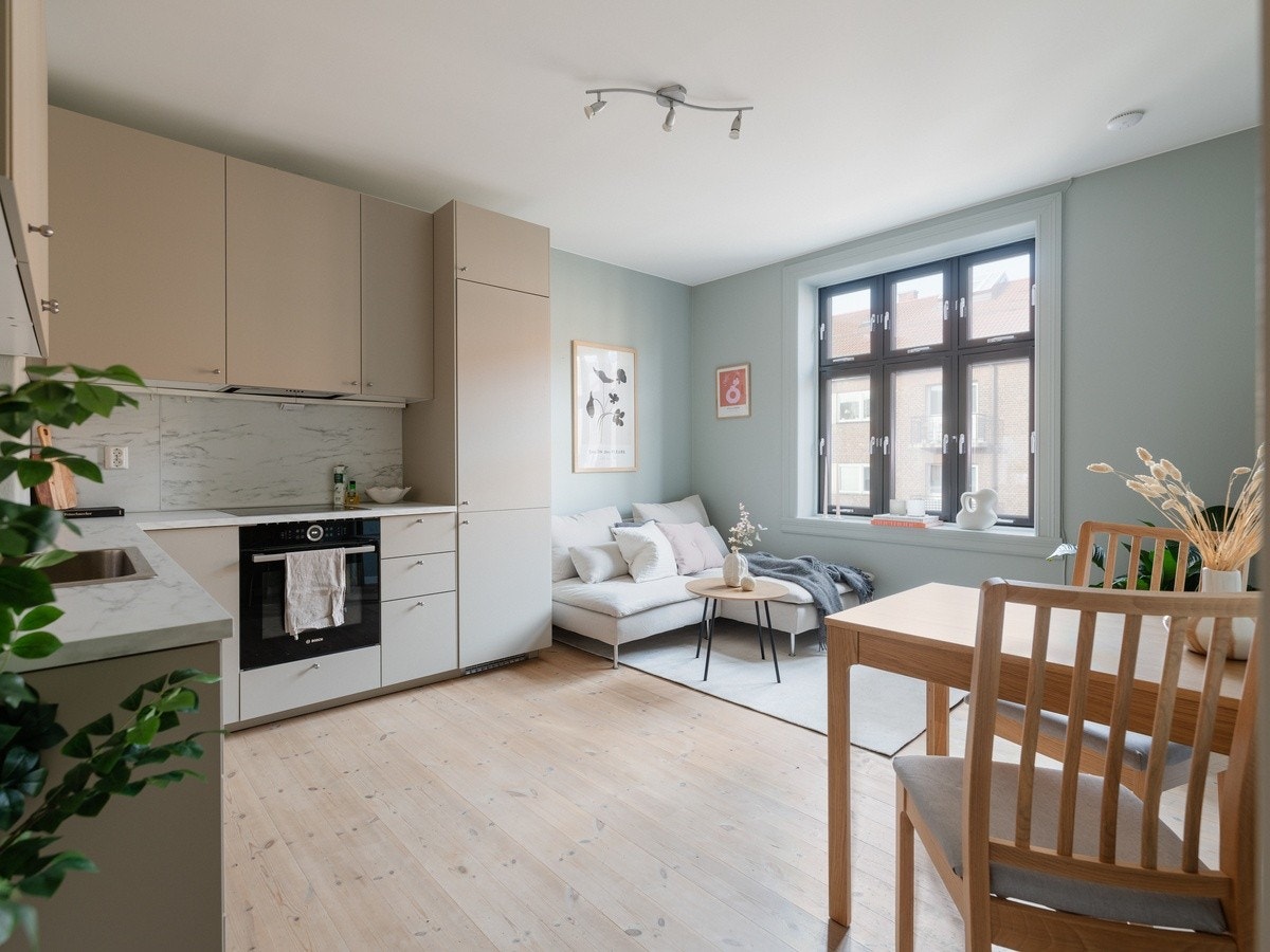 Stue og kjøkken Galleribilde