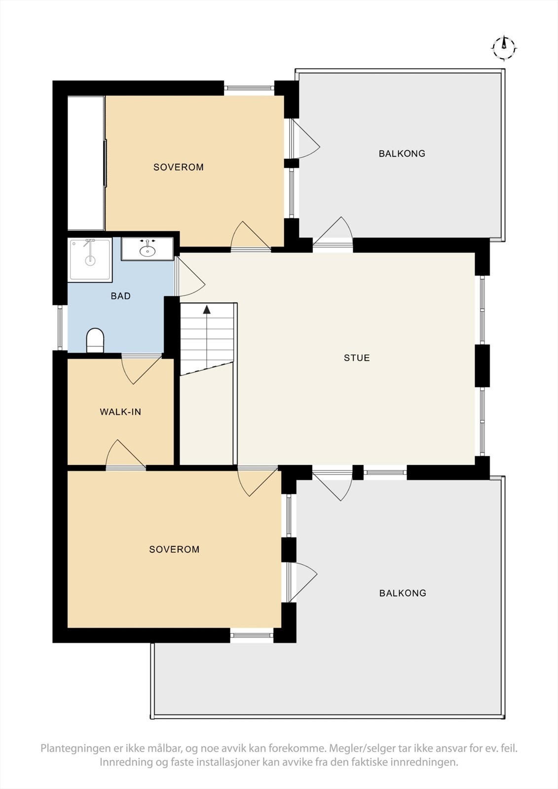 Plantegning 2. etasje. Galleribilde