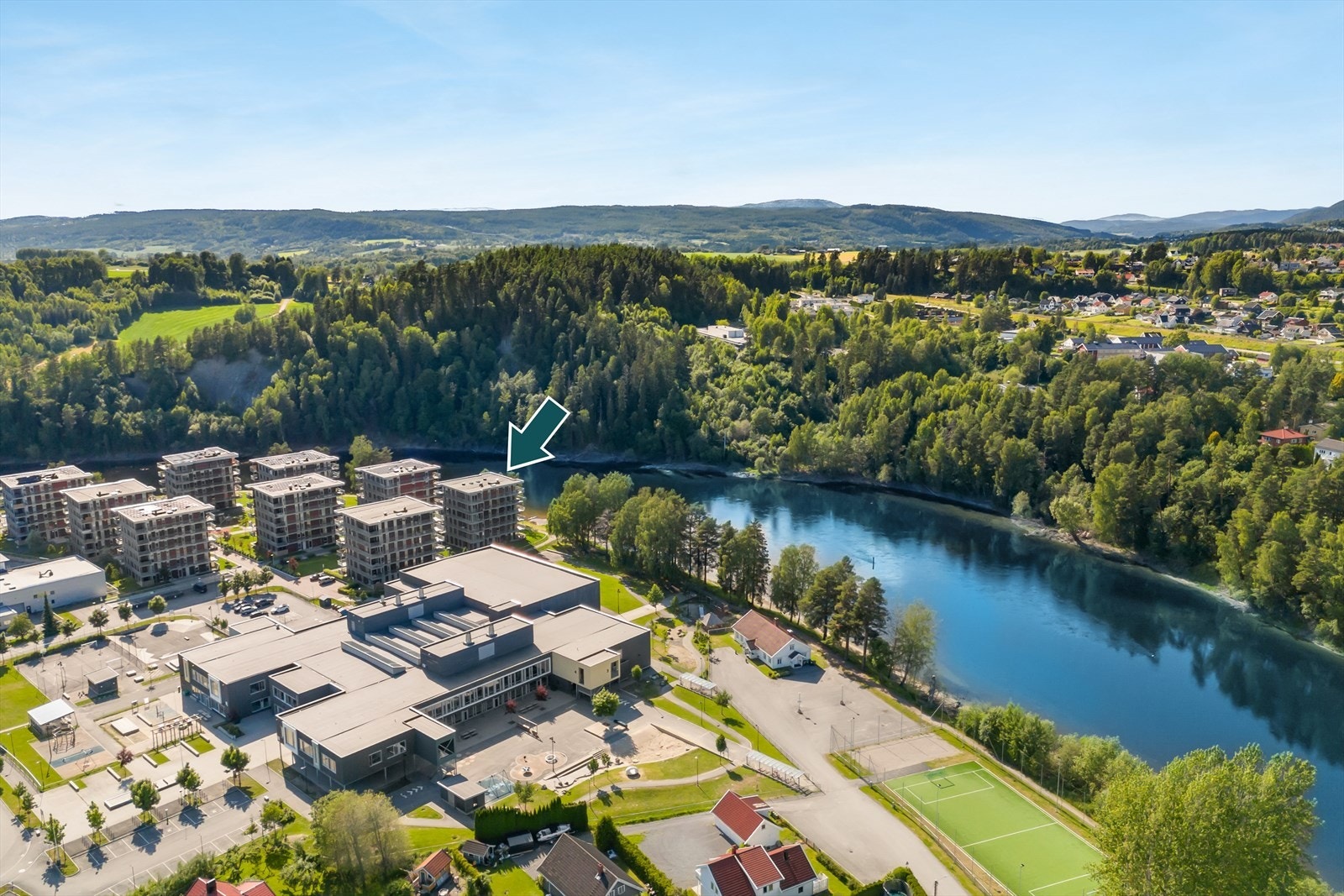 Innen 12 minutters gange har man tilgang til alle byens fasiliteter. Galleribilde