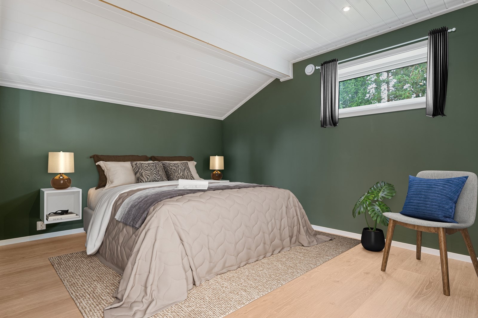 Digitalt møblert. Galleribilde