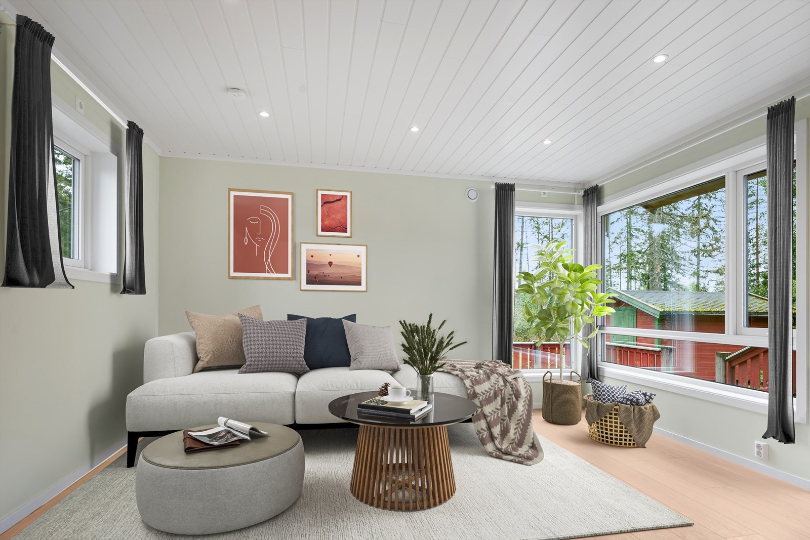 Digitalt møblert. Galleribilde