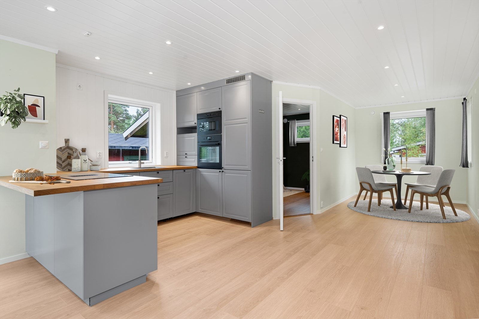 Digitalt møblert. Galleribilde