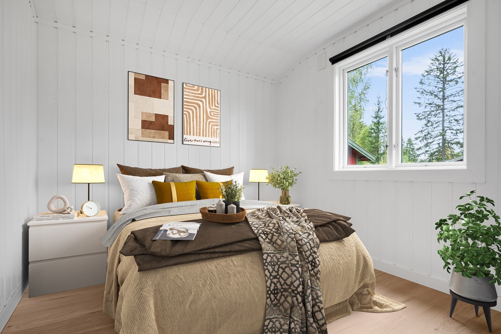 Digitalt møblert. Galleribilde