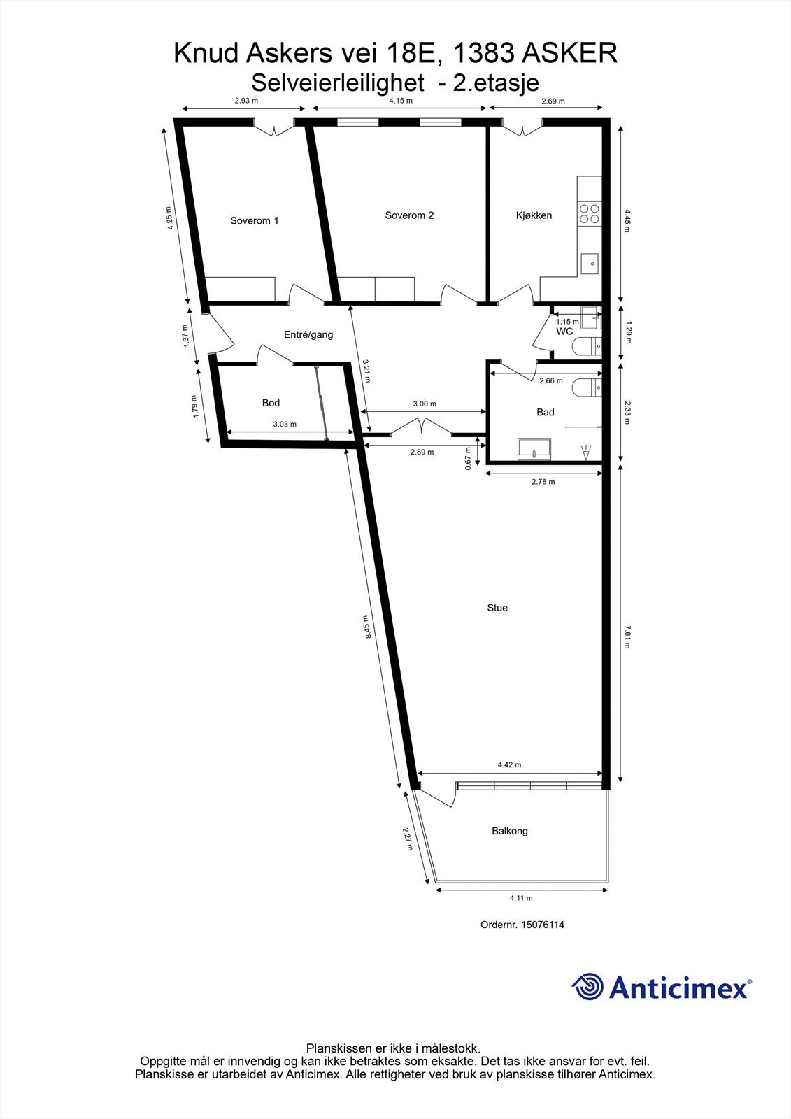 Plantegning. Galleribilde