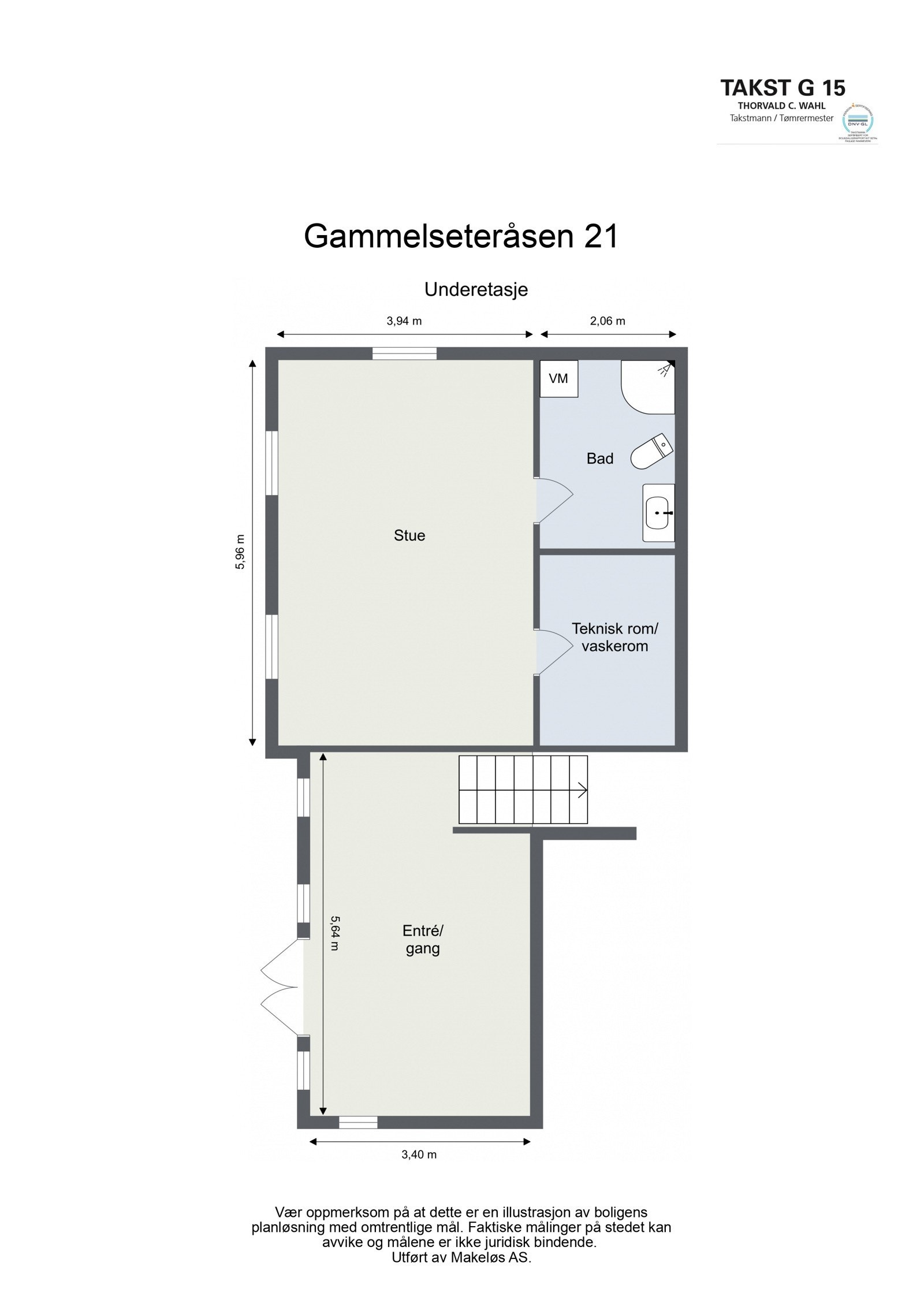 Plantegning u.etasje Galleribilde