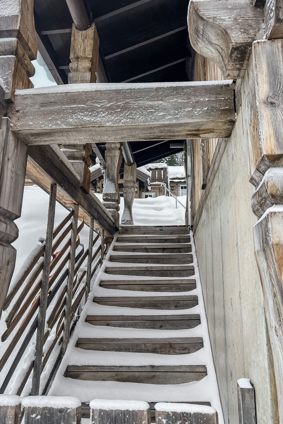 Stilig trappeoppgang. Galleribilde