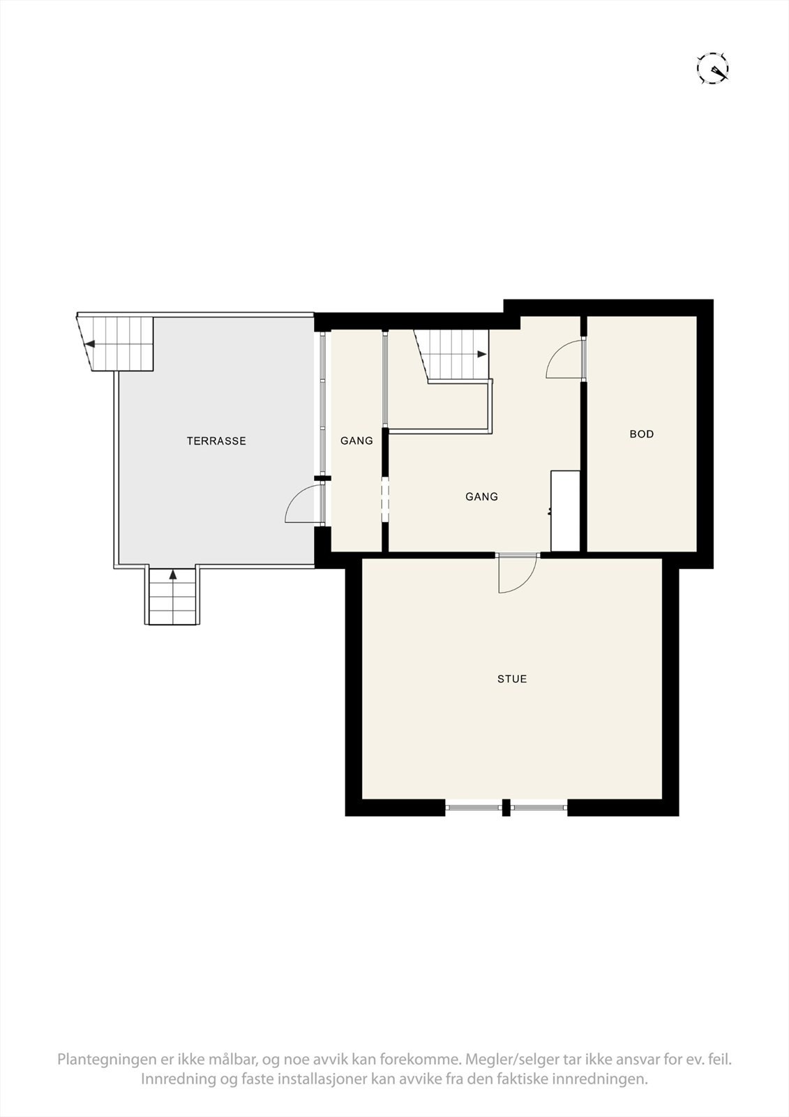 Plantegning - adkomstparti Galleribilde