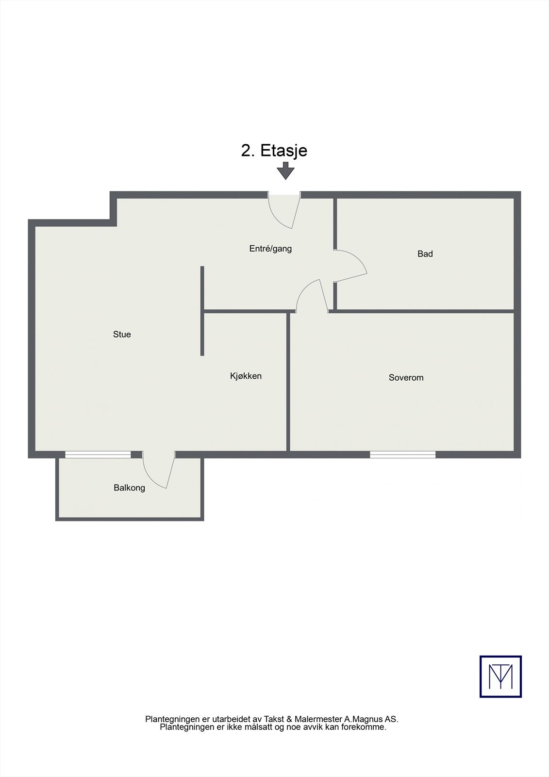 Plantegning. Galleribilde