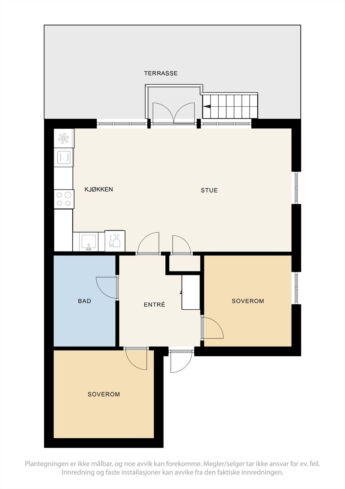 Høy 1. etasje samt rikelig med bodareal i kjeller. Galleribilde