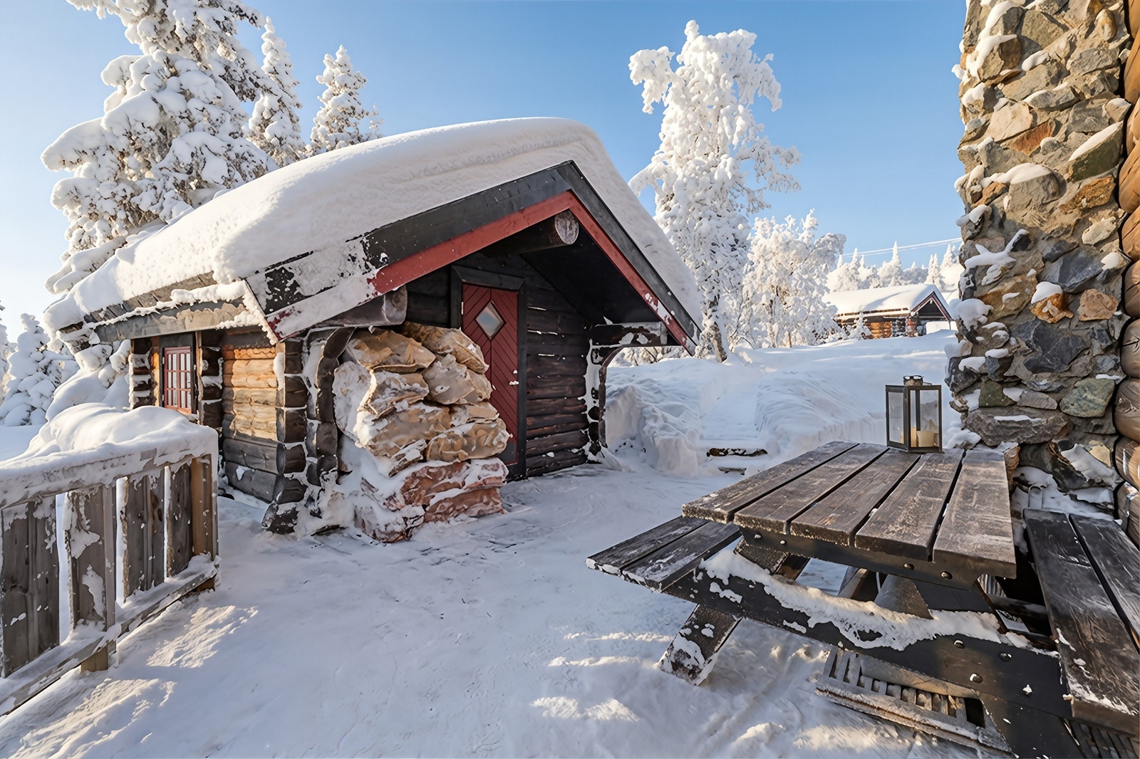 Praktisk bod og to sengeplasser i annekset Galleribilde