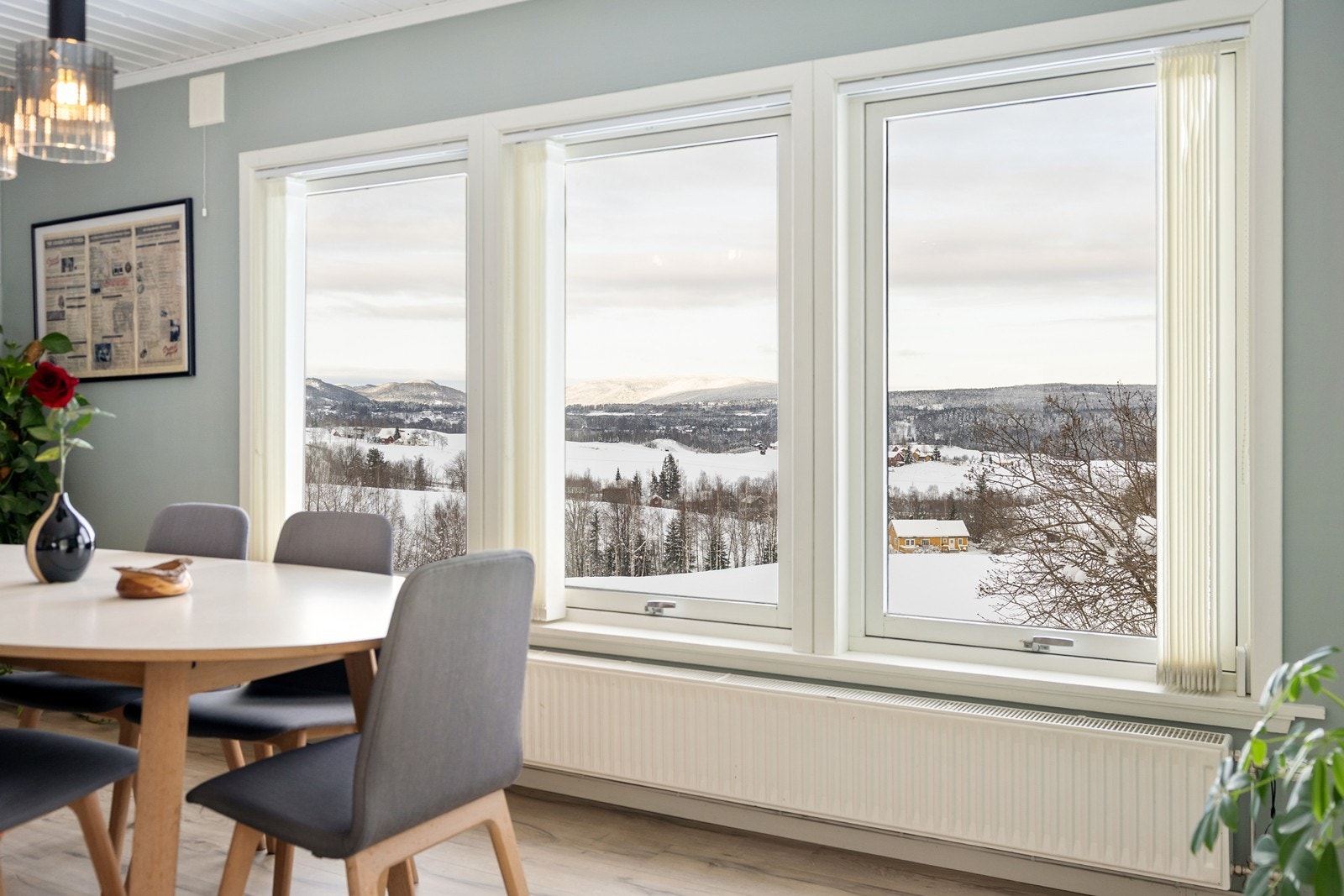 Her kan du nyte måltider med flott utsikt over det åpne, vakre landskapet. Galleribilde