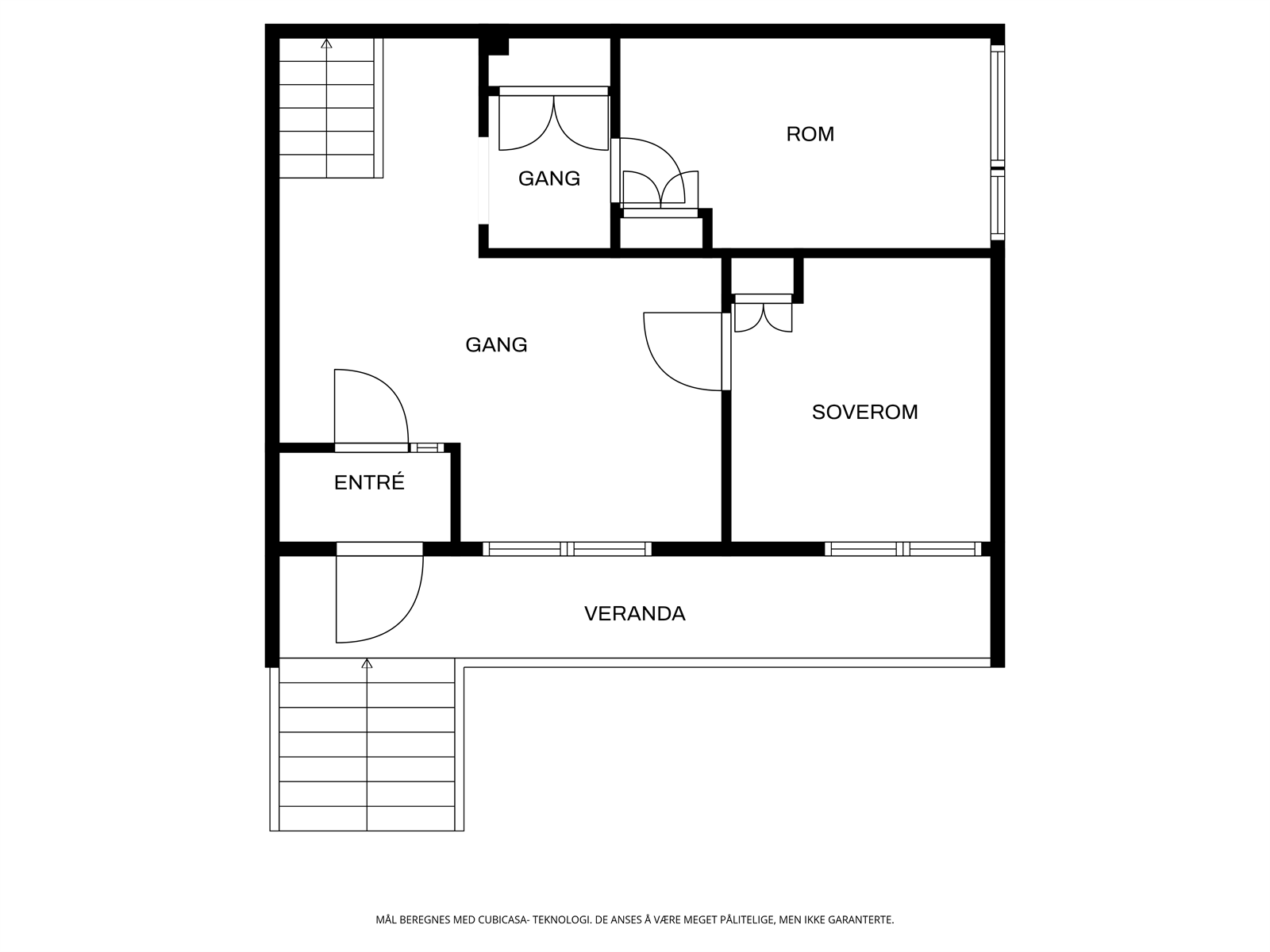 Plantegning underetasje Galleribilde