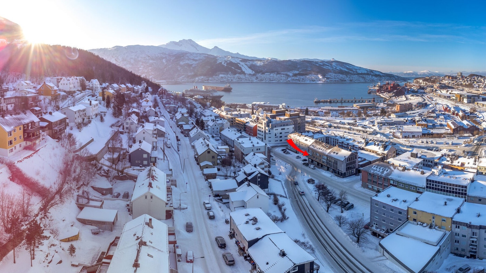 Sentralt beliggenhet Galleribilde