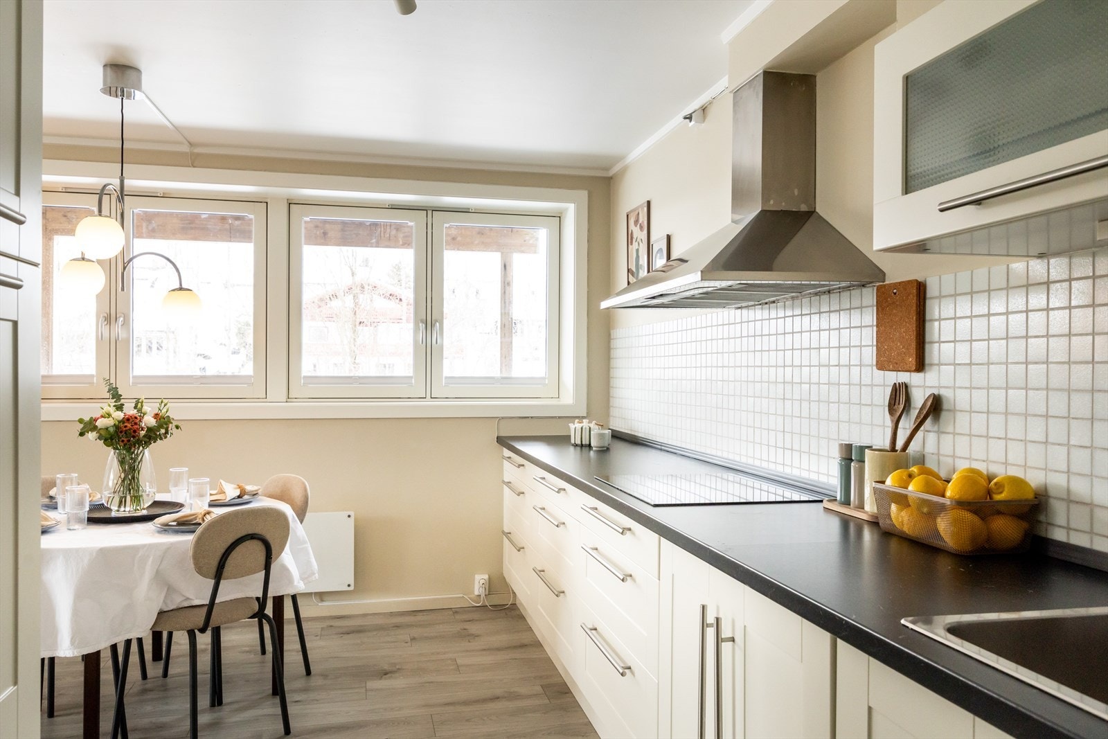 Det er etablert ventilator med avtrekk. Galleribilde