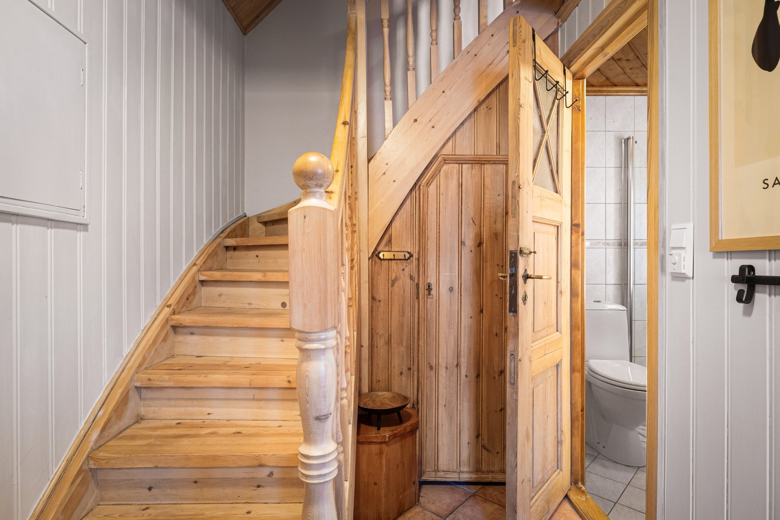 Inngang til badet fra gangen. Galleribilde