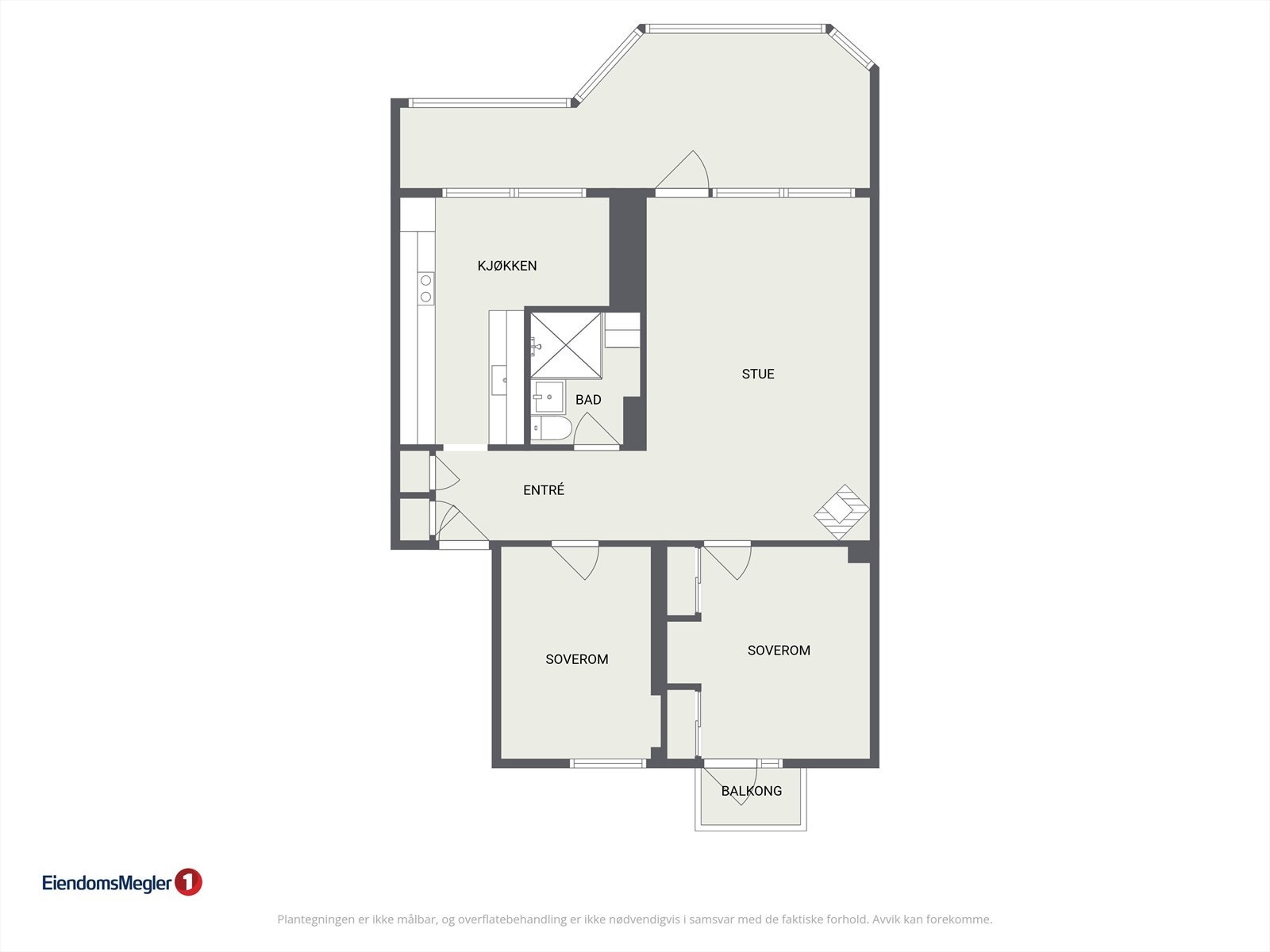 Plantegning. Galleribilde