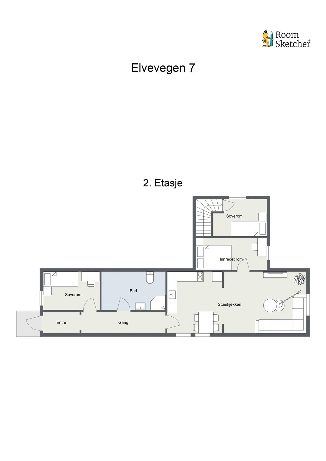 Elvevegen 7 - 2. Etasje Galleribilde