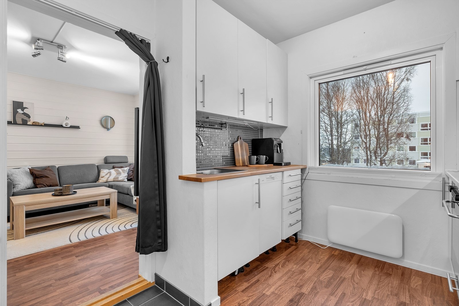 Avdelt stue/kjøkken løsning Galleribilde