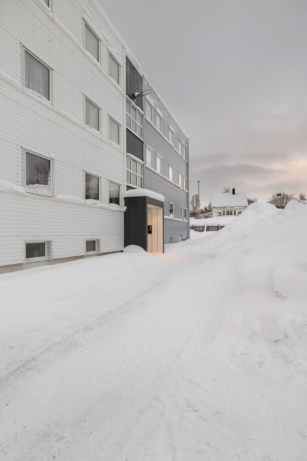 Fasade inngang Galleribilde