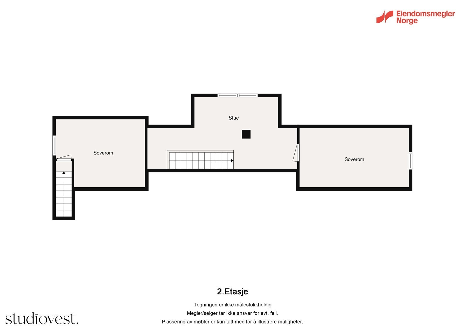 Plantegning 2. etg Galleribilde