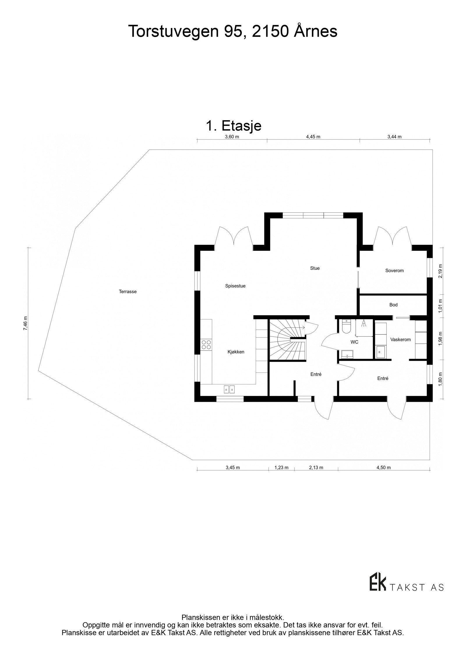Plantegning 1. Etasje. Galleribilde
