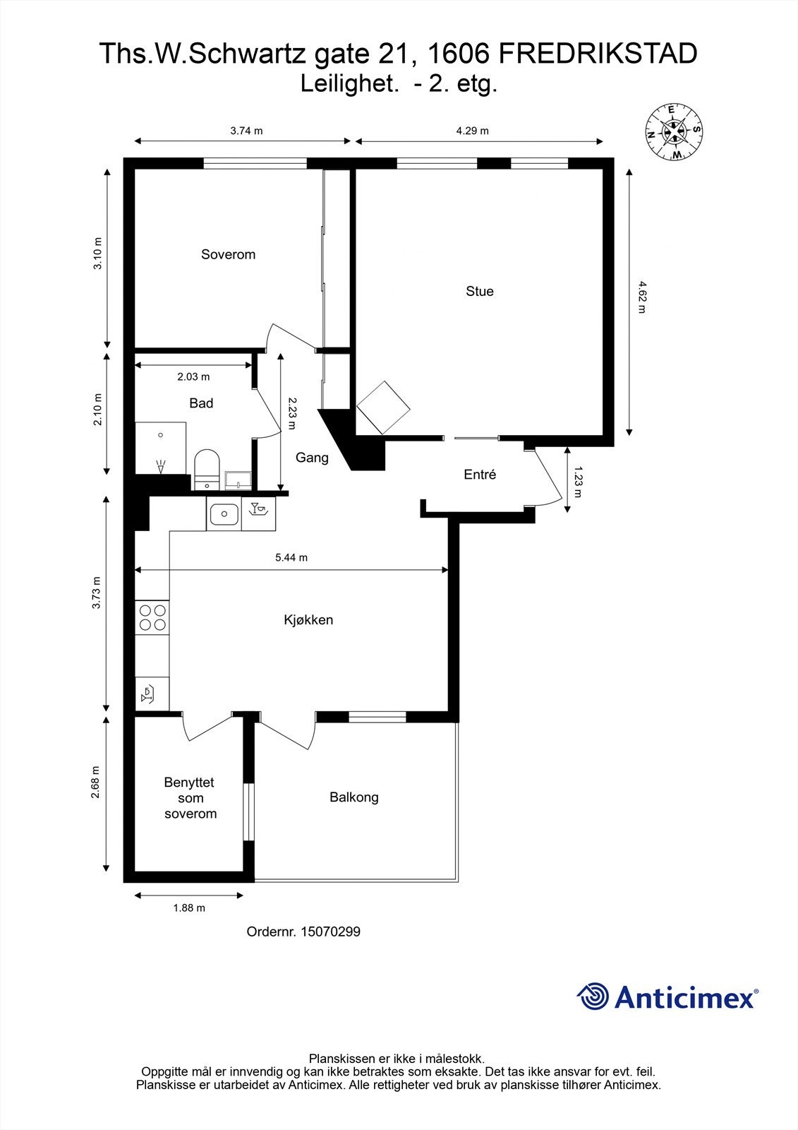 Leiligheten disponerer også en loftsbod og to store kjellerboder. Galleribilde