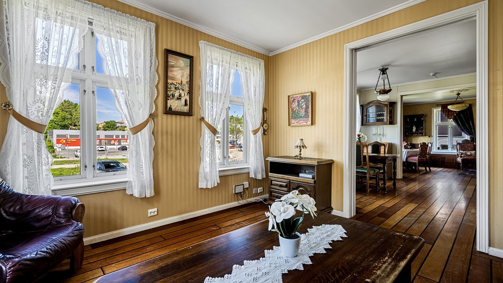 Her er det tre stuer på rad Galleribilde