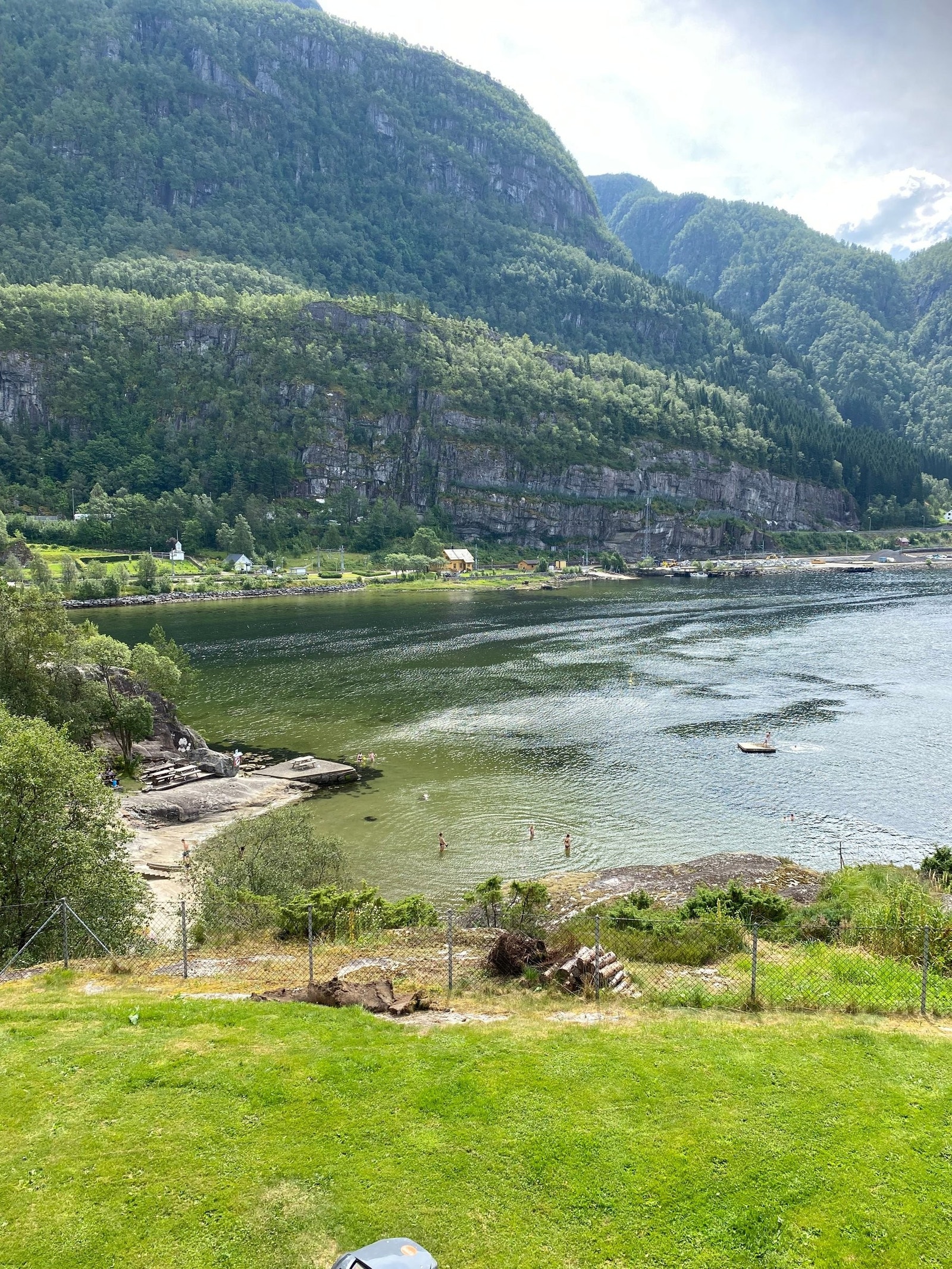 Utsiktsbilde tatt fra terrassen. Galleribilde