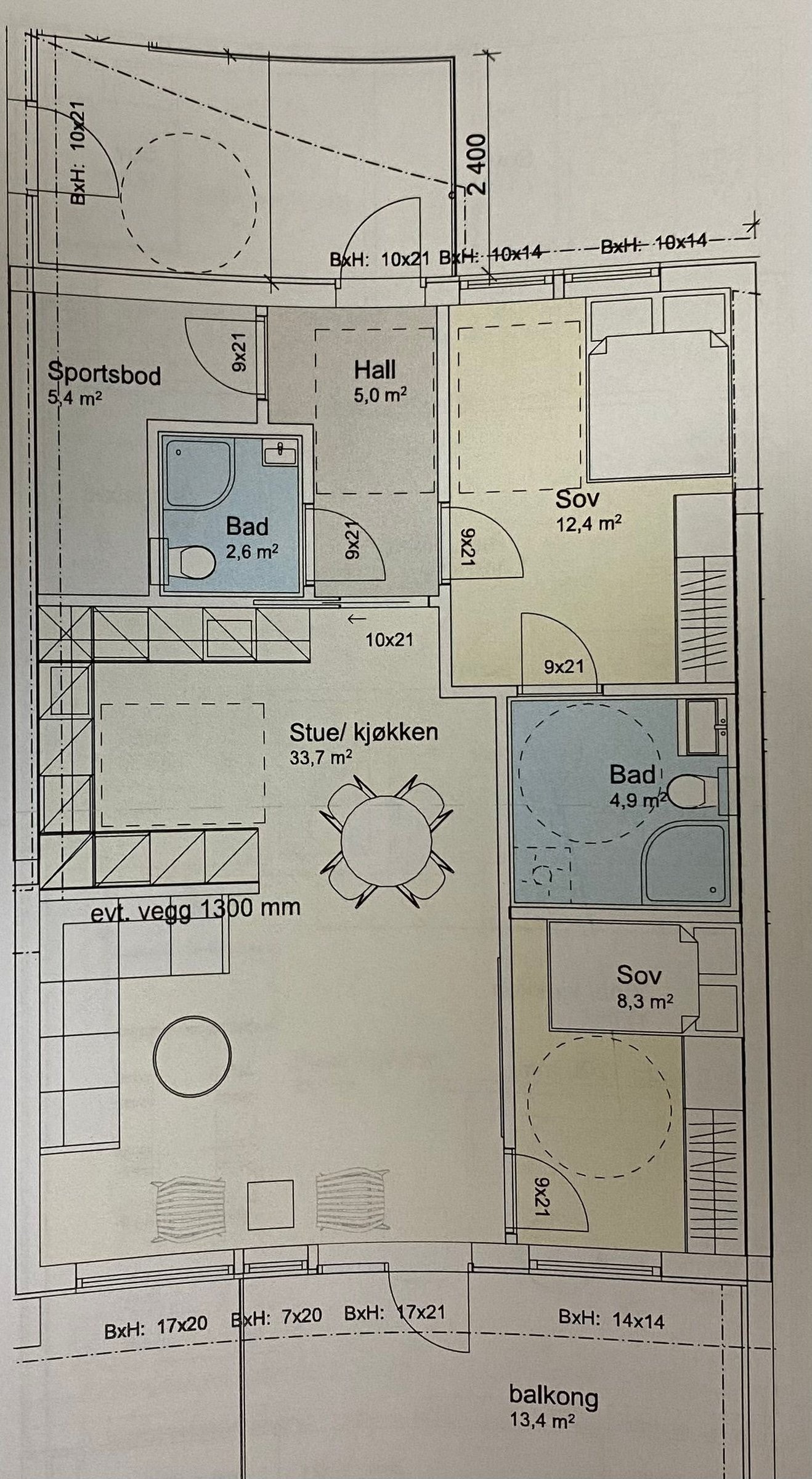 Plantegning Galleribilde