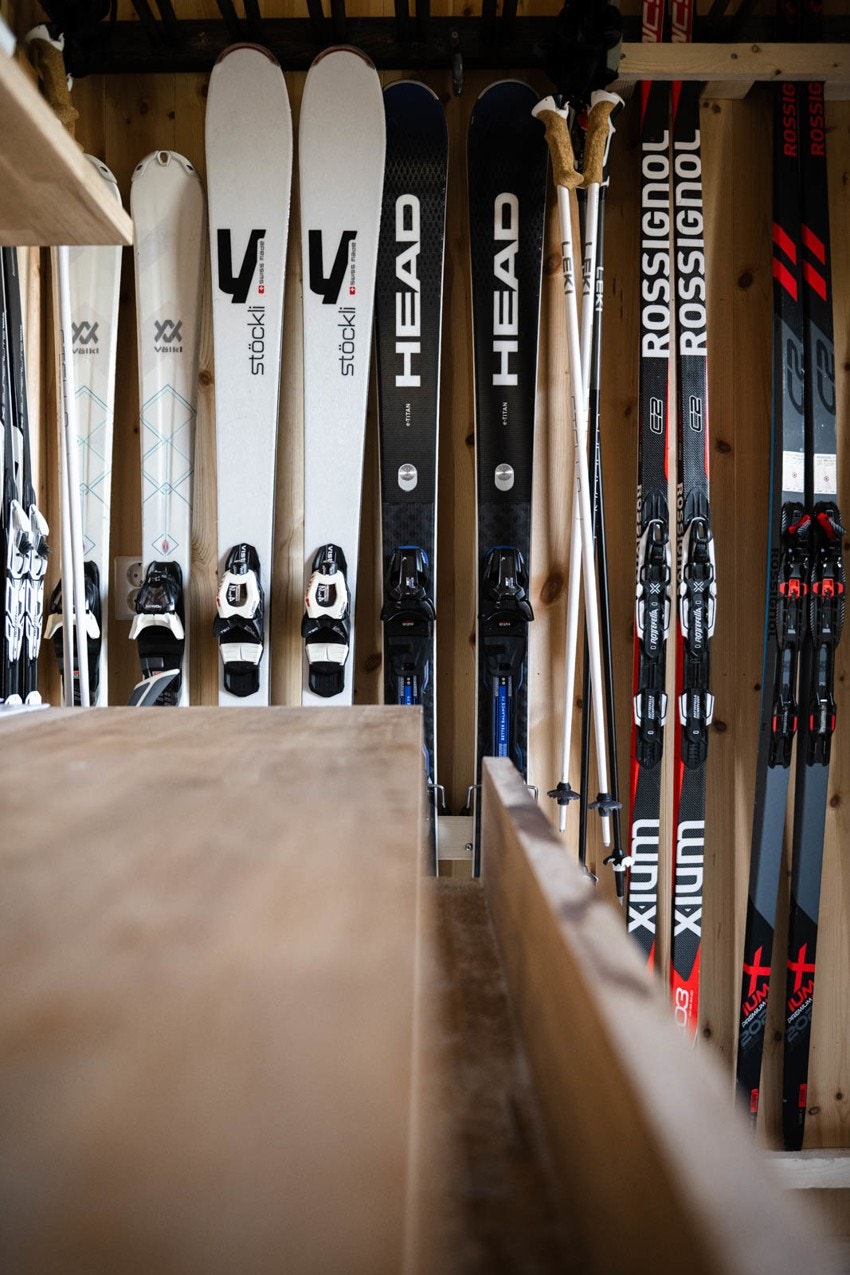 Perfekt for oppbevaring av ski og utstyr. Galleribilde