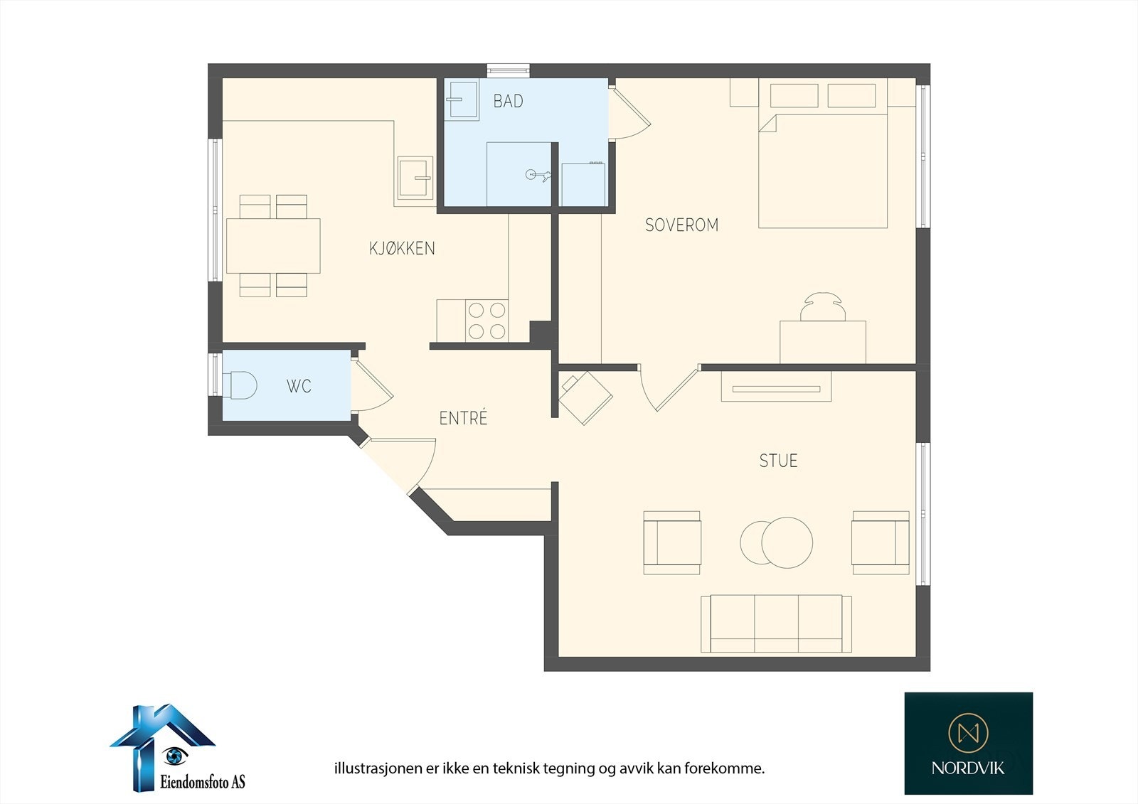 Presentasjon av leiligheten Galleribilde