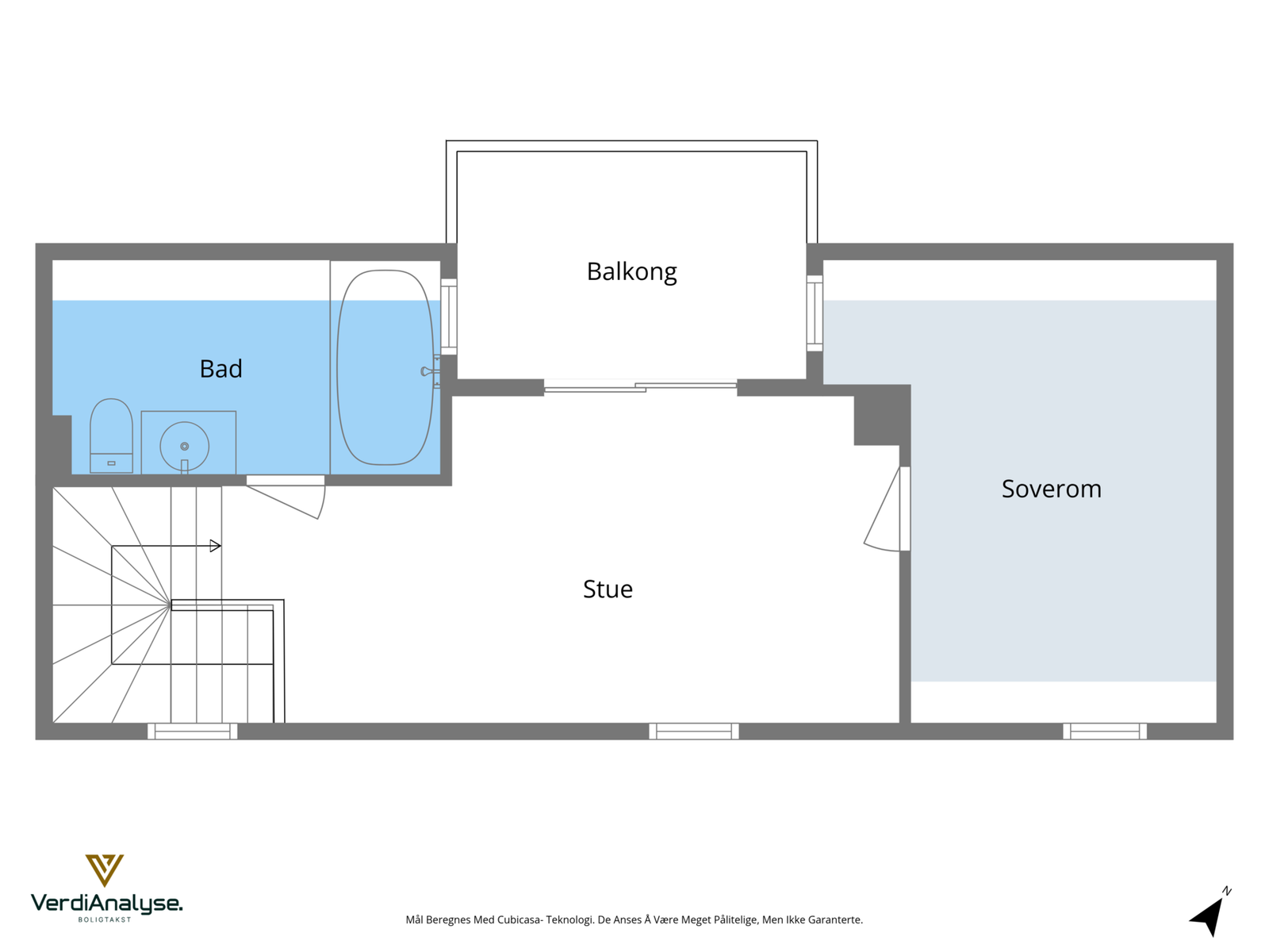Plantegning loft Galleribilde