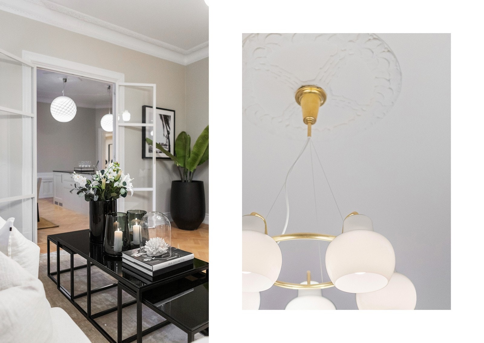 En stue laget for både selskaper og rolige kvelder ? her oppleves Frogner-livet på sitt mest elegante. Galleribilde