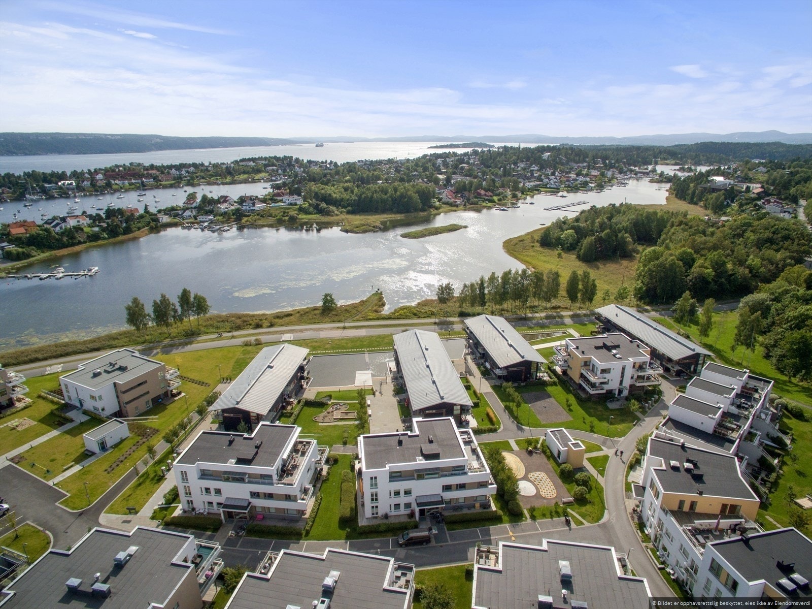 Drone av nærområde Galleribilde