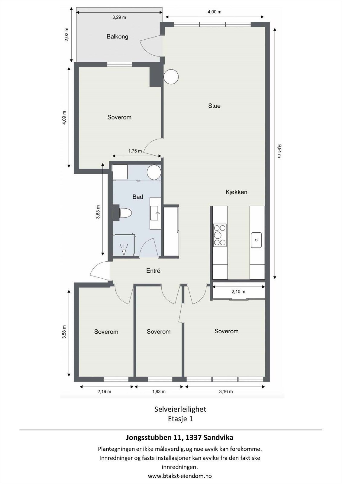 Plantegning Galleribilde