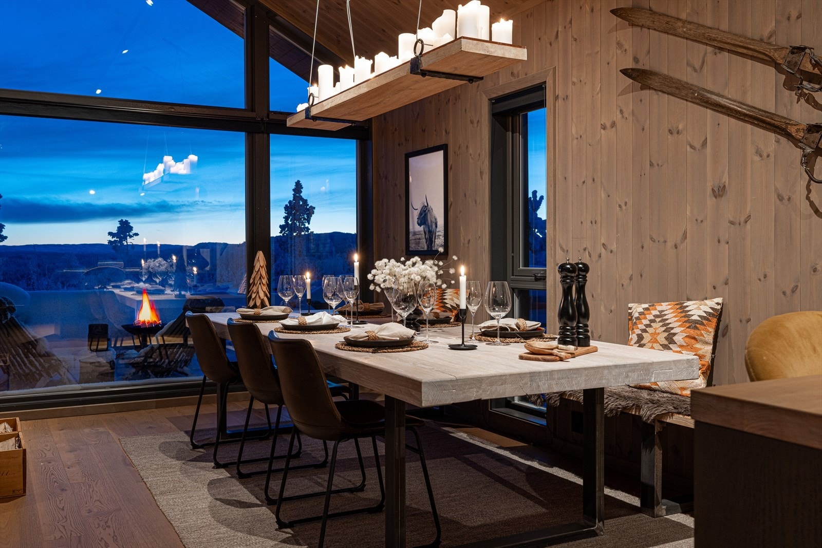 Tenk å feire jul og nyttår med familie og venner i slike omgivelser. Her får du den roen du er ute etter Galleribilde